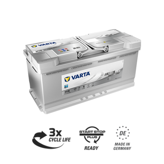 Imagem de VARTA H15 SILVER DYNAMIC AGM 105Ah 12V 950A